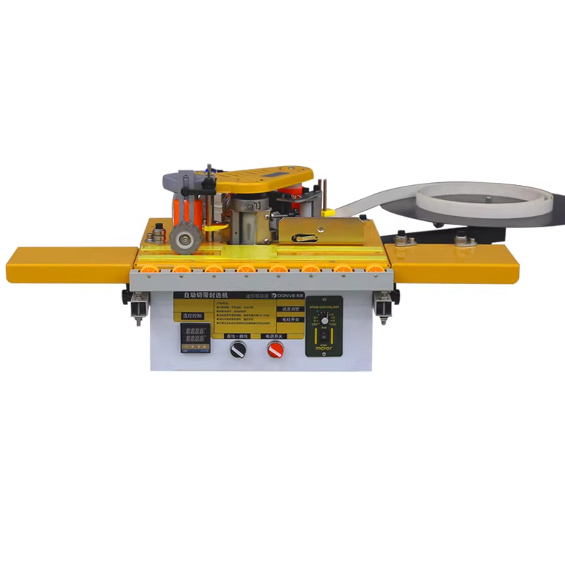 Woodworking Glue Applicator - Mesin Pemasang Tepian Lengkung 220V Mesin