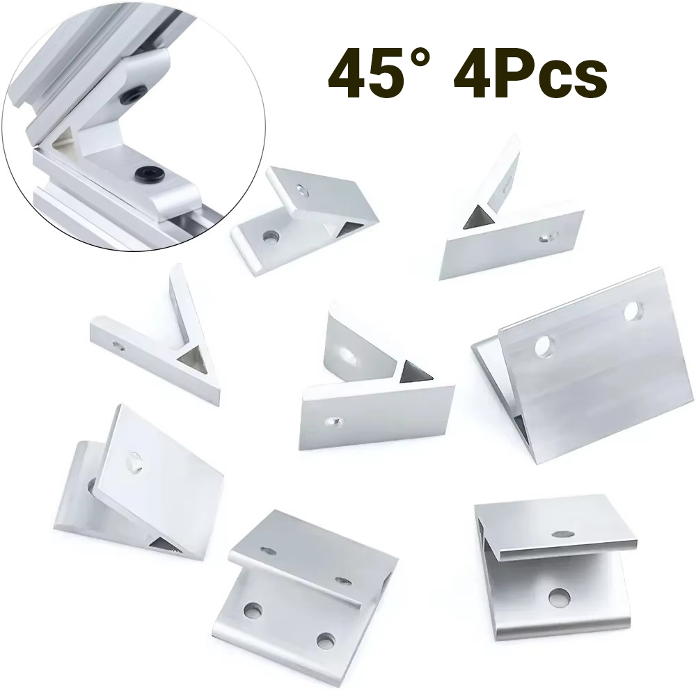 Woodworking Joint - 4 Buah Braket Sudut Sudut 45