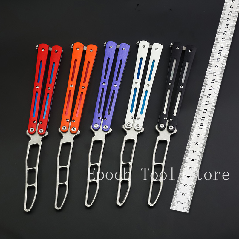 Woodworking News - Pisau Kupu-kupu Portabel Balisong Latihan Baru,