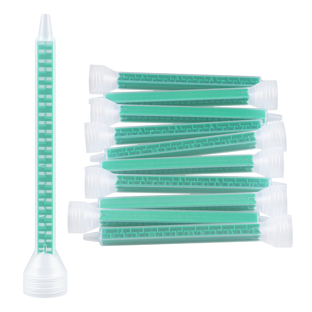Woodworking Glue Applicator - 10/20/30/Buah Nosel Pencampur Statis Persegi Nosel