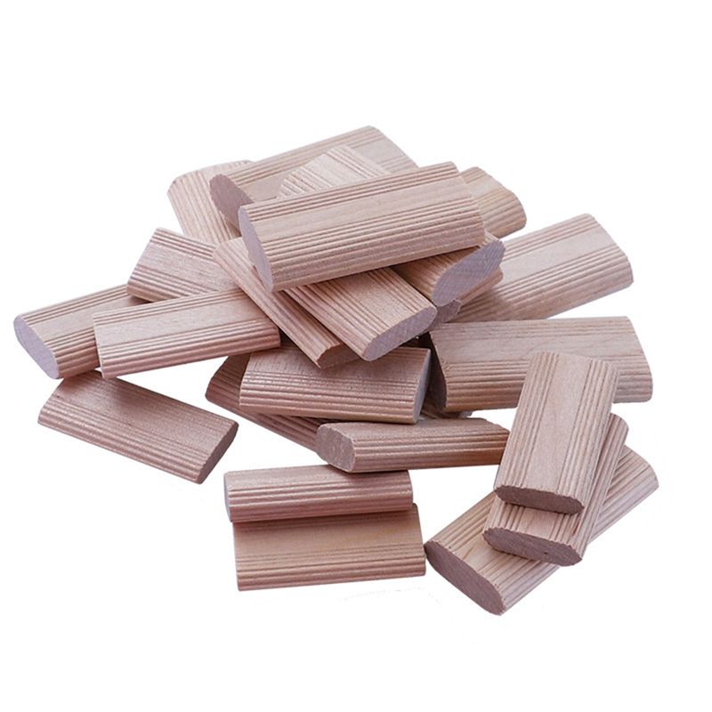 Woodworking Domino - Kuantitas Stok 100 Buah Konektor Dowel
