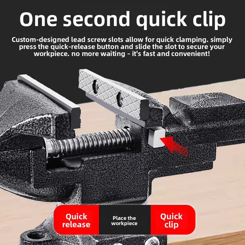 Klem Baja Tuang Serbaguna Lepa - Woodworking Quick Release Vise ulasan dan harga