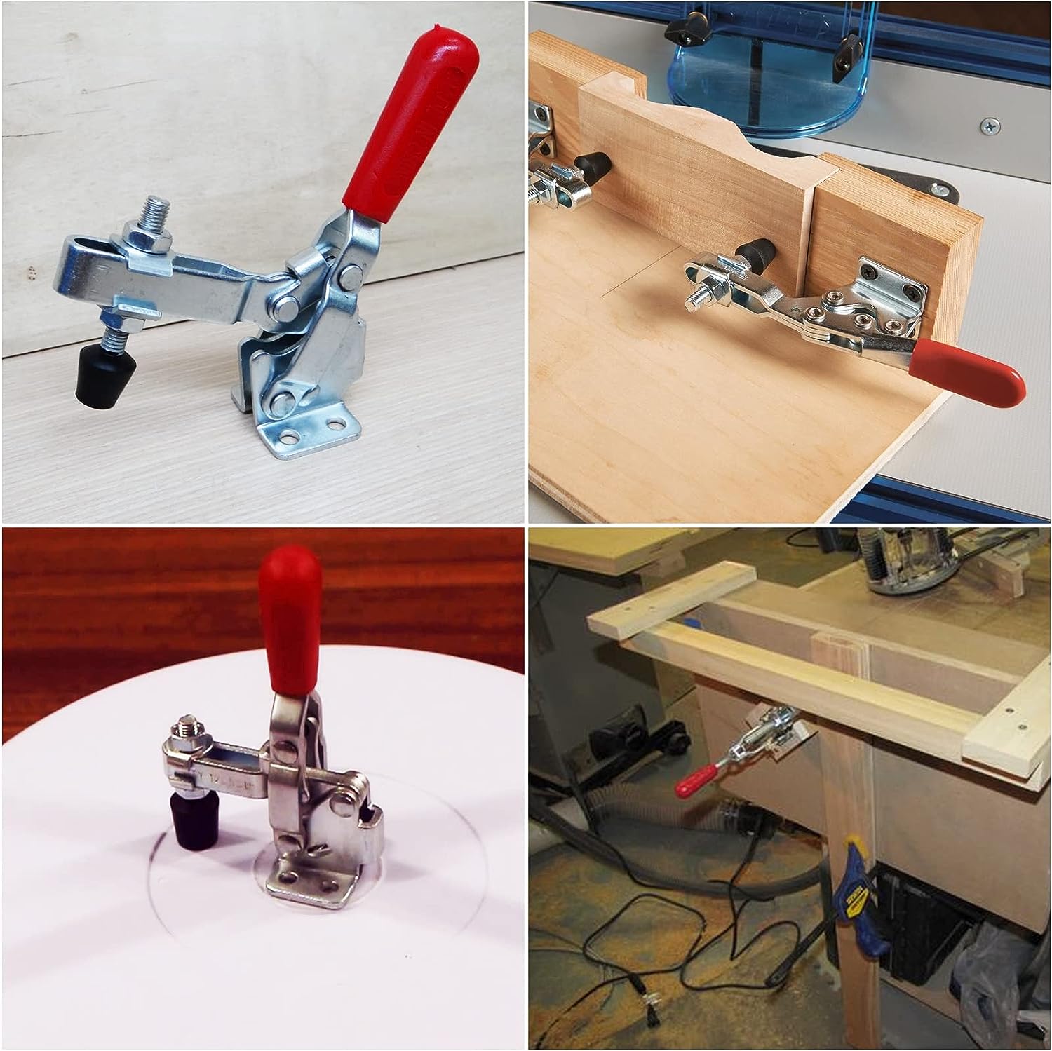 4 Buah Penjepit Toggle Lepas C - Woodworking Quick Clamps ulasan dan harga