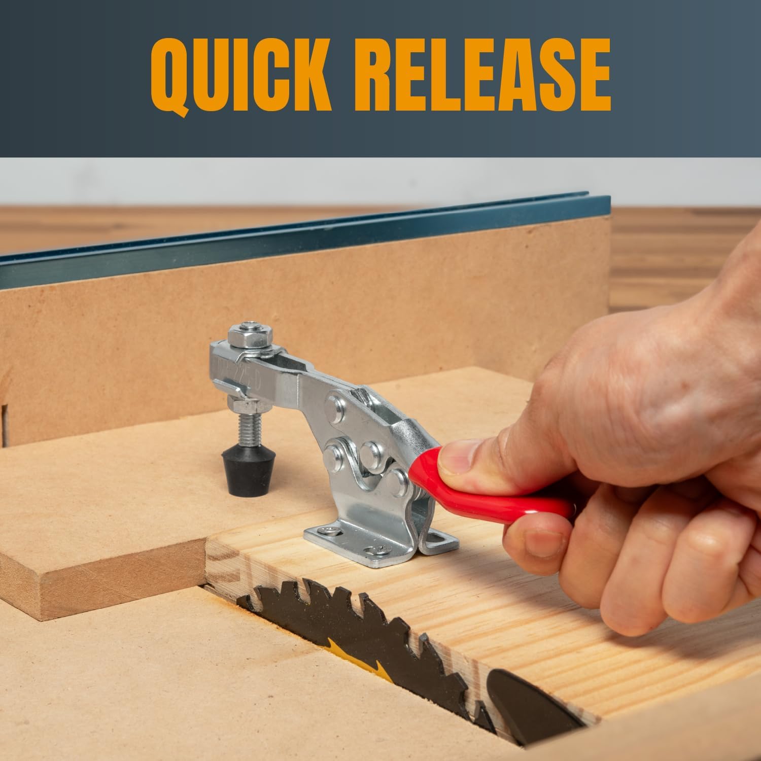4 Buah Penjepit Toggle Lepas C - Woodworking Quick Clamps ulasan dan harga