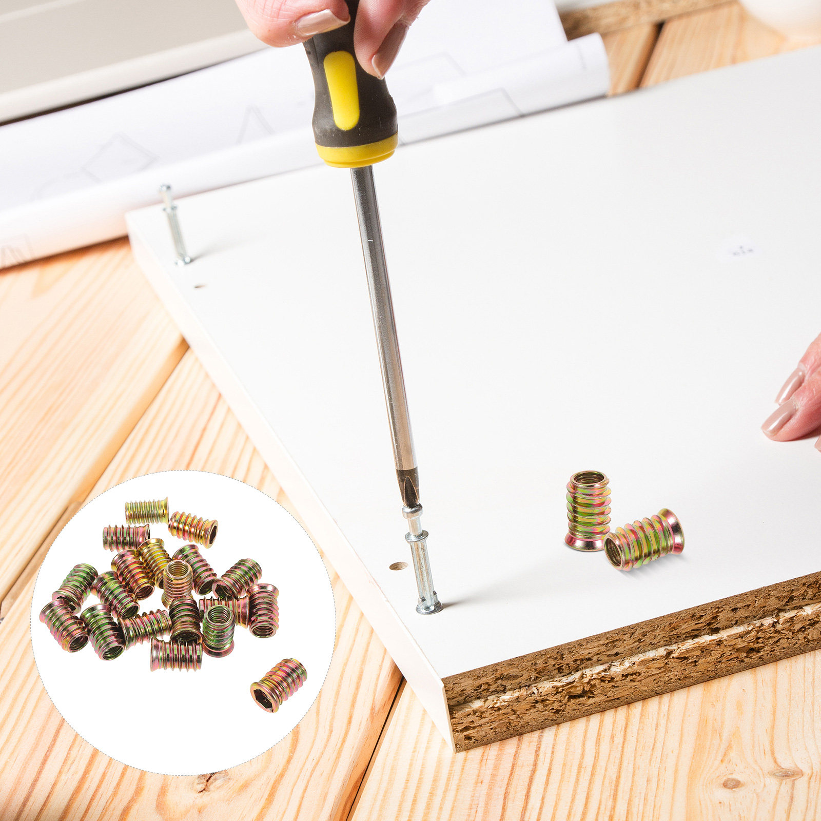 50 Buah Mur Pengunci Penghubun - Woodworking Outdoor Furniture ulasan dan harga