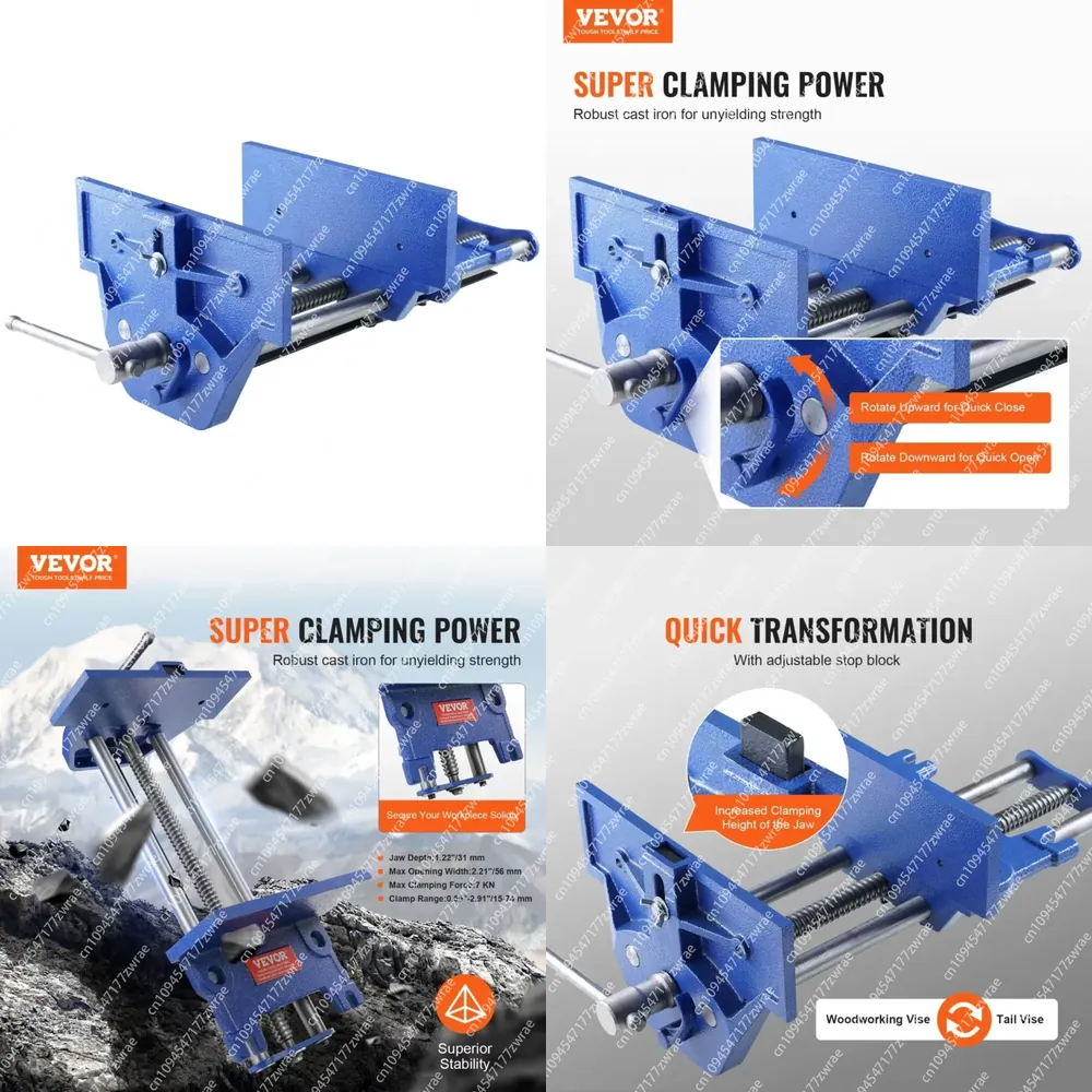 Vise Bangku Kerja Kayu Besi Co - Woodworking Quick Release Vise ulasan dan harga