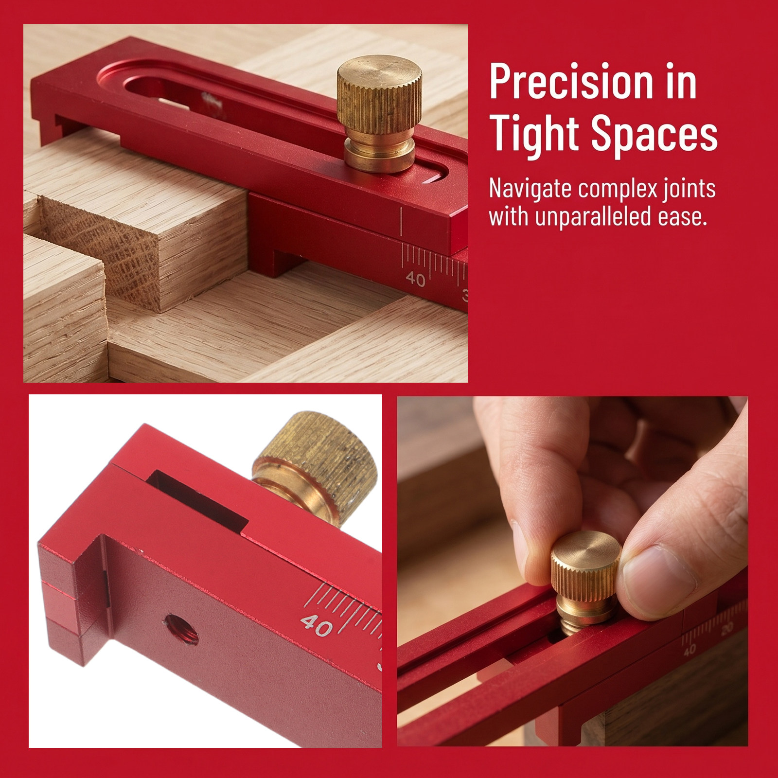 Penggaris Pengukur Pertukangan - Woodworking Joint ulasan dan harga