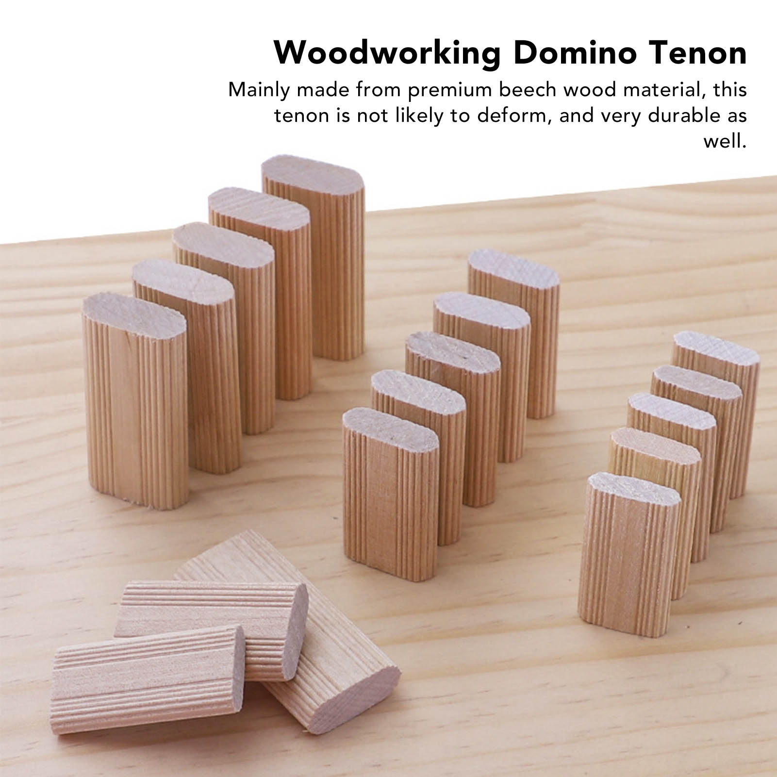 50pcs Domino Tenon Kayu Beech  - Woodworking Domino ulasan dan harga