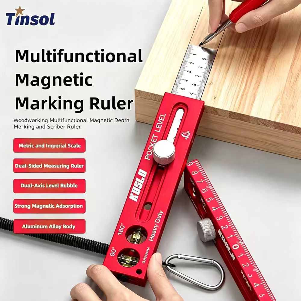 Penggaris Magnetik Multi-Fungs - Woodworking Classes ulasan dan harga
