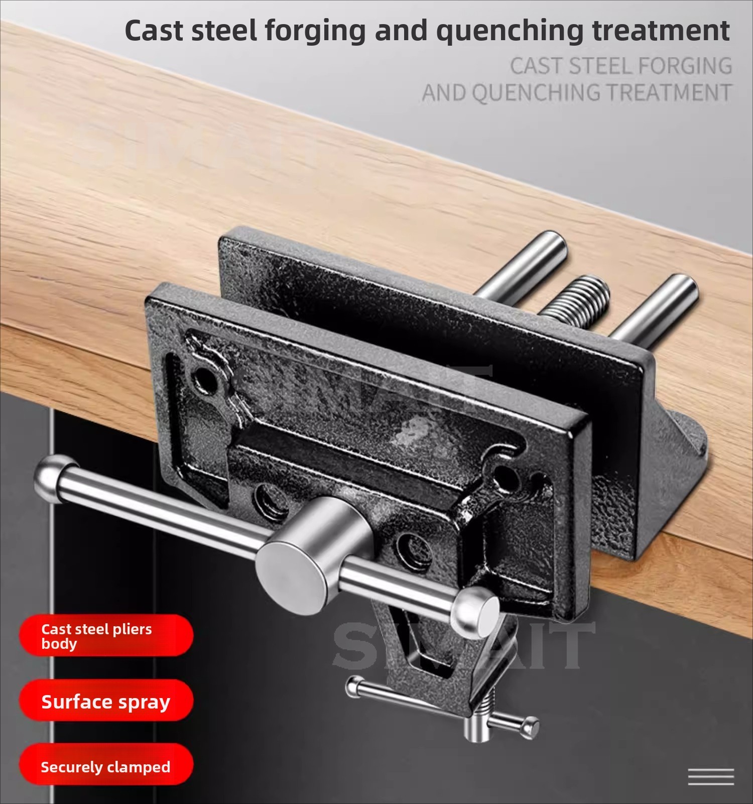 Penjepit Meja Kerja Kayu Lepas - Woodworking Quick Release Vise ulasan dan harga
