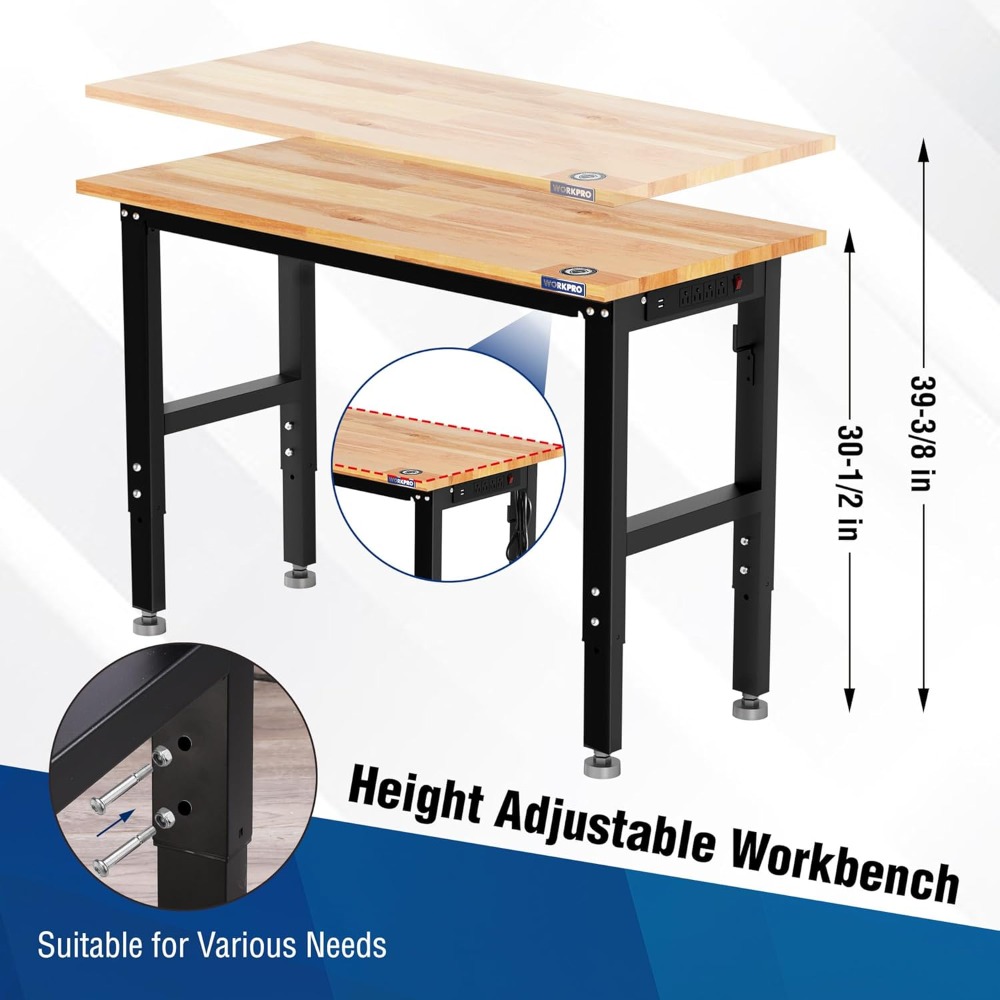 Meja Kerja Garasi, Meja Kerja  - Workbench Woodworking ulasan dan harga