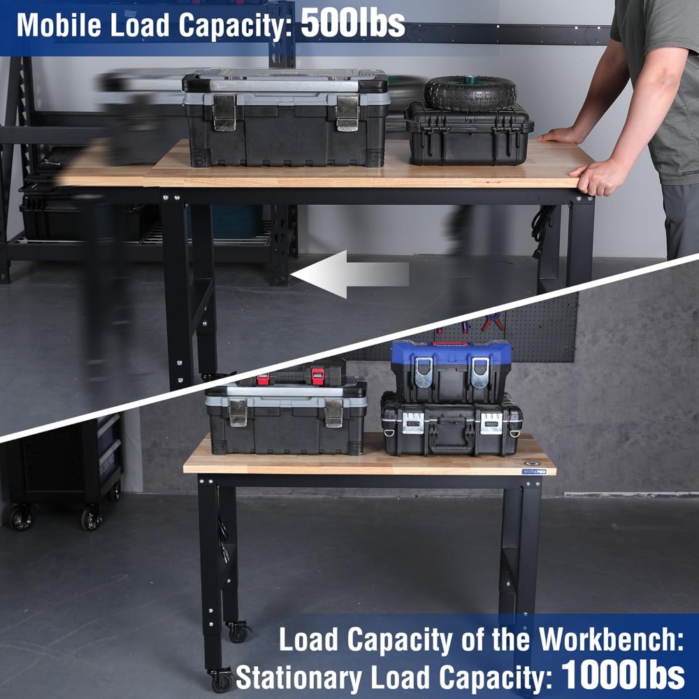Meja Kerja Garasi, Meja Kerja  - Workbench Woodworking ulasan dan harga
