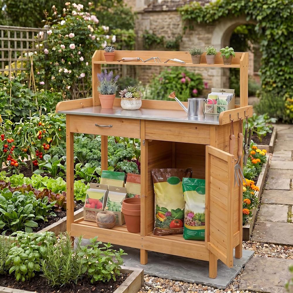 Meja Kerja Taman Kayu dengan K - Workbench Woodworking ulasan dan harga