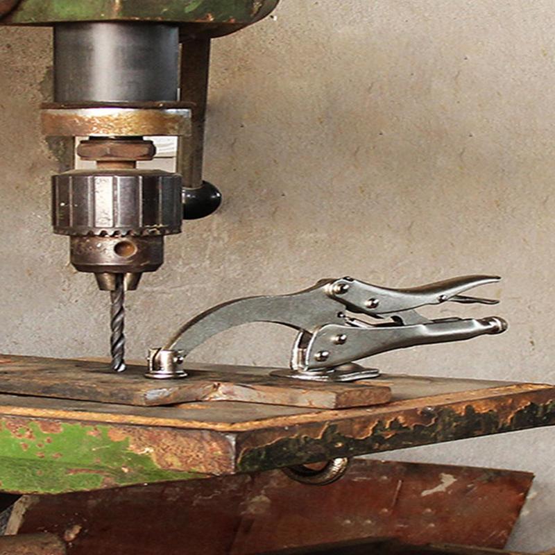 Penjepit Pengunci Tekan Bor 9  - Woodworking Quick Release Vise ulasan dan harga