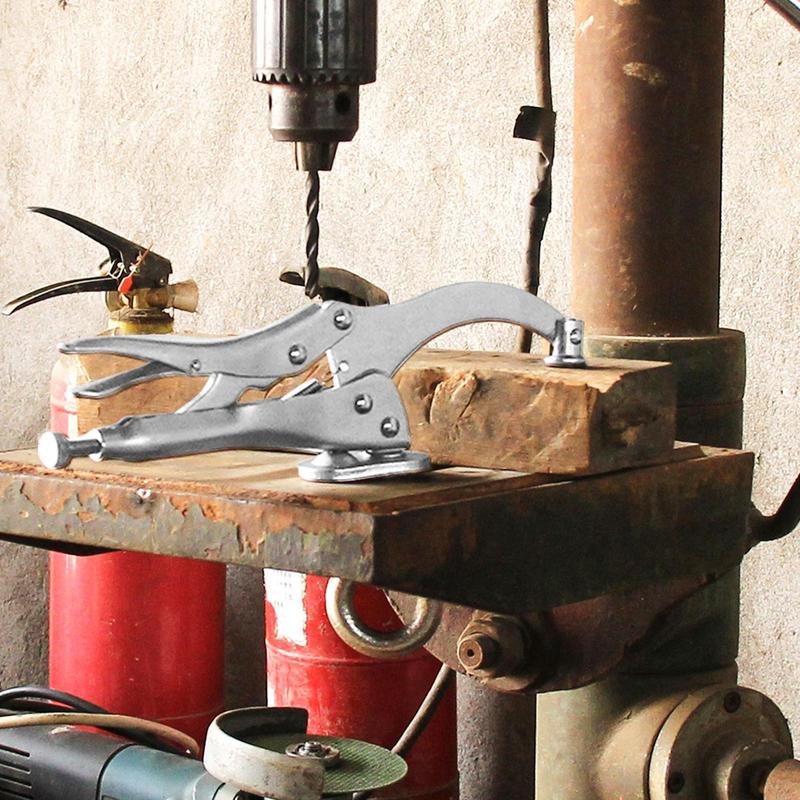 Penjepit Pengunci Tekan Bor 9  - Woodworking Quick Release Vise ulasan dan harga