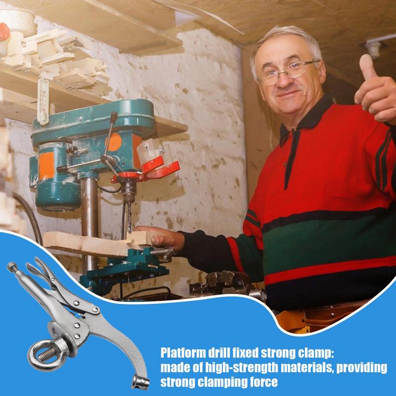 Penjepit Pengunci Tekan Bor 9  - Woodworking Quick Release Vise ulasan dan harga