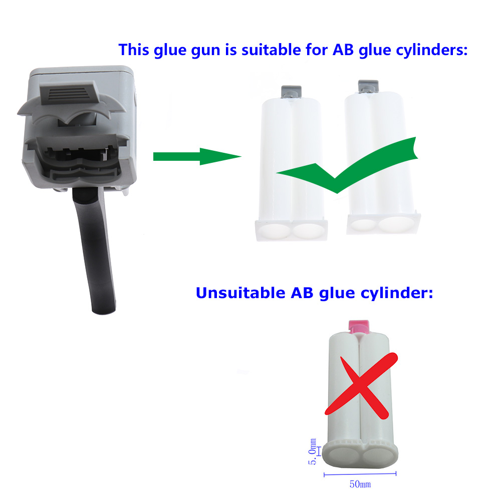 50ml dua komponen AB lem penye - Woodworking Glue Applicator ulasan dan harga