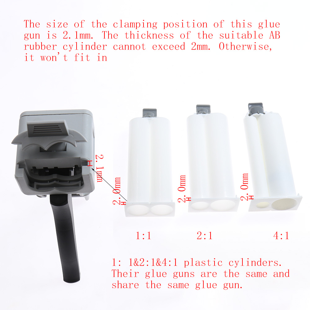 50ml dua komponen AB lem penye - Woodworking Glue Applicator ulasan dan harga