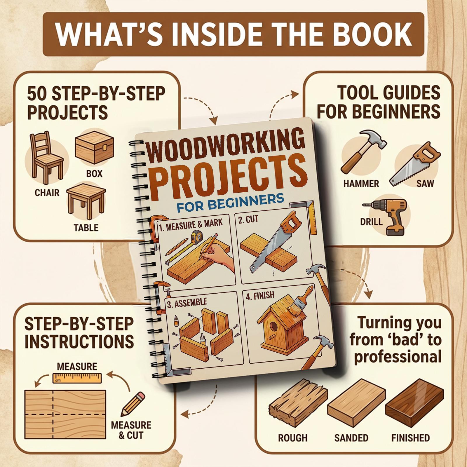 Buku Pertukangan Kayu untuk Pe - Woodworking Book ulasan dan harga