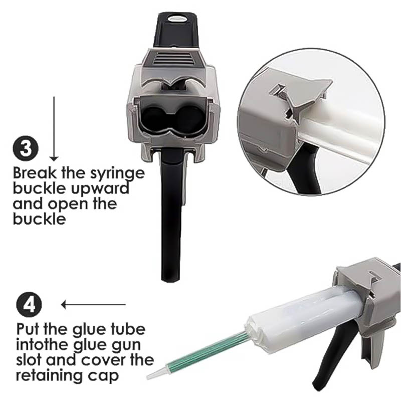 Pistol Lem AB 30ml 50ml Rasio  - Woodworking Glue Applicator ulasan dan harga